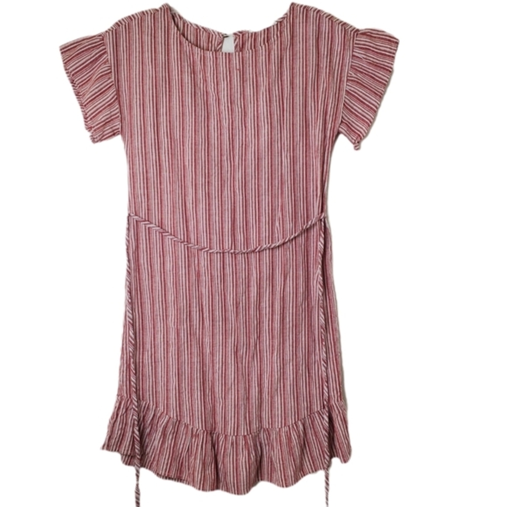 June‎ & Hudson Red Striped Mini Dress